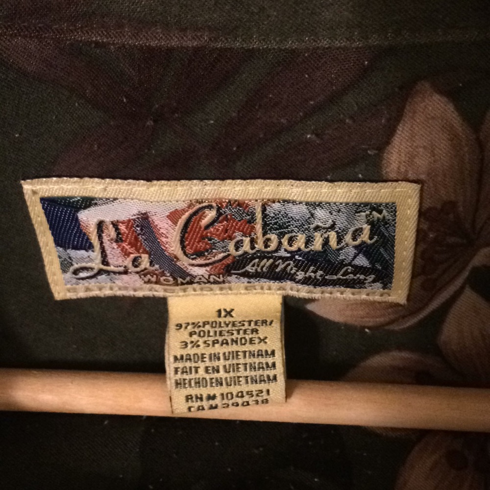 La cabana woman- all night long floral top blouse - Picture 6 of 6
